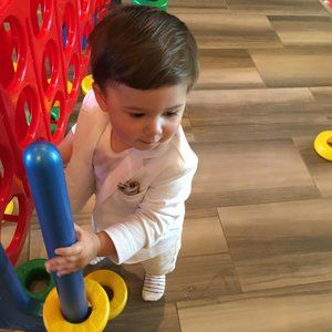 Size 18M Alviero Martini White Blazer with Trim